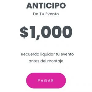 Renta de inflables cdmx anticipo