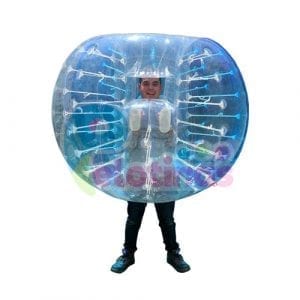 Inflable de Burbuja Football Pelota Loca Pelota Saltarina Bumper Ball Adulto Transparente Bumper Ball Adulto Azul Con Ventana