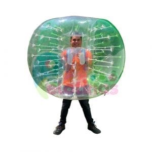 Inflable de Burbuja Football Pelota Loca Pelota Saltarina Bumper Ball Adulto Transparente Bumper Ball Adulto Verde Con Ventana