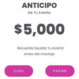 Renta de inflables cdmx anticipo