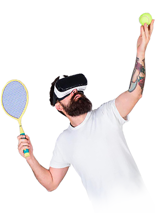 renta realidad virtual deportes juegos tennis