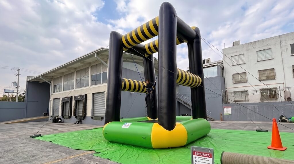 Euro Bungy Inflable 1 Plaza — renta de inflables en CDMX (foto 2)