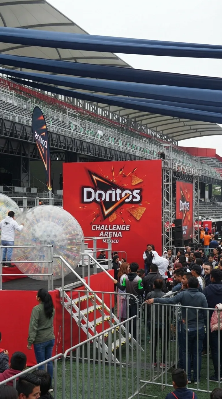 Stand inflable para Doritos
