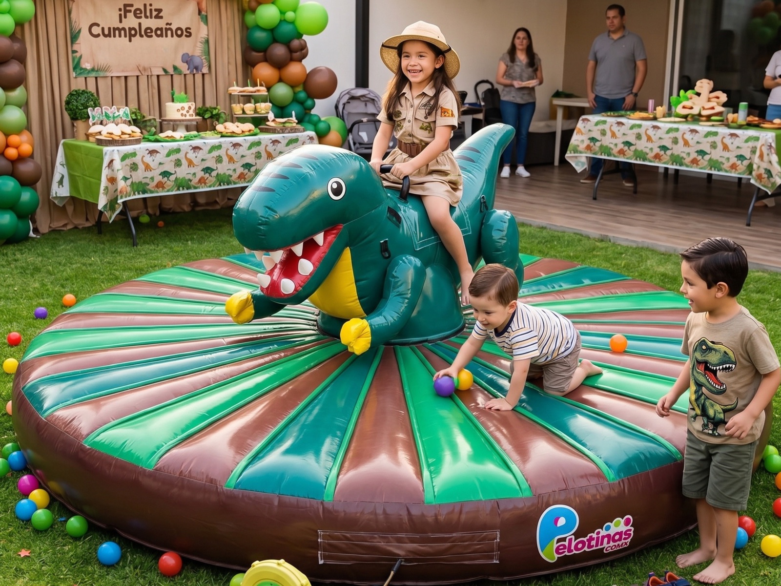 Crazy Dino — renta de inflables en CDMX (foto 1)