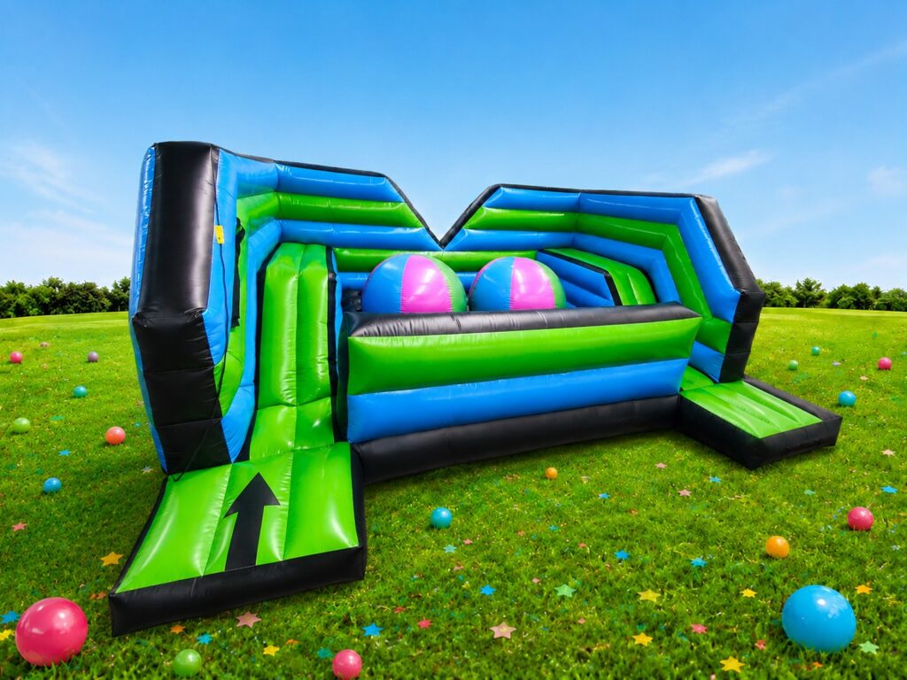 Wipeout Mini — renta de inflables en CDMX (foto 1)